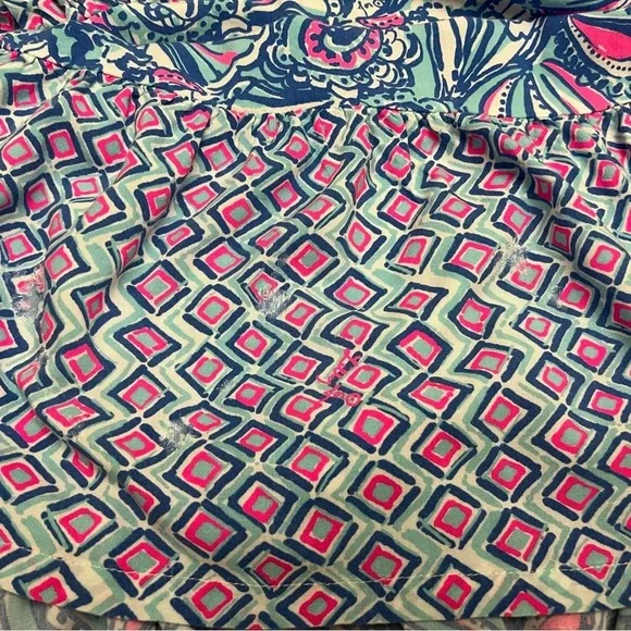 BOGO Lilly Pulitzer for Target Maxi Dress My Fans Blue size XS - Picture 7 of 7